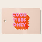 Good Vibes Only - Neon Colors Cutting Board Gallery Image 1