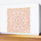 Wonderful holiday joy twigs and berrie soft pink Wall Mural Gallery Image 2