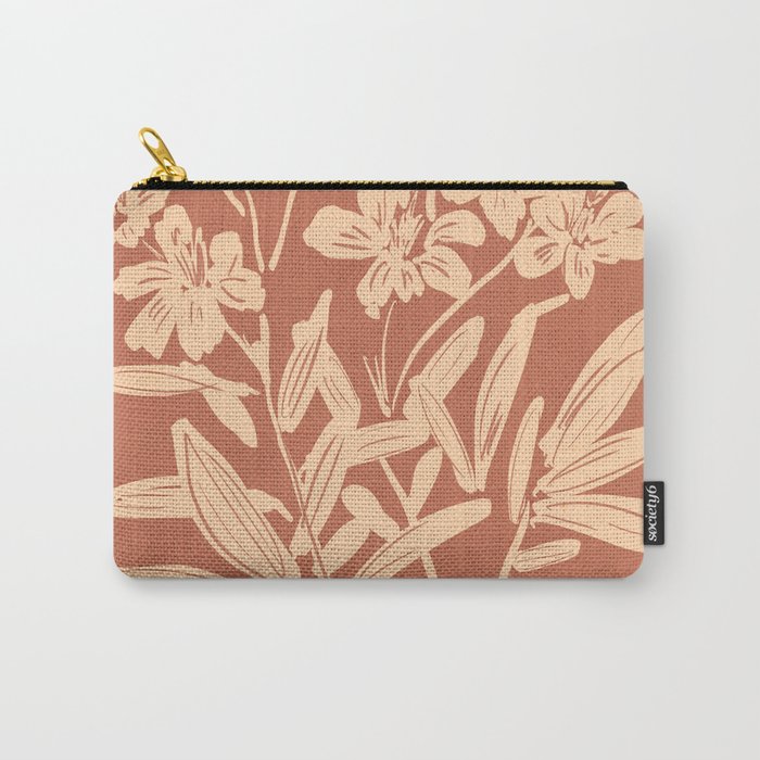 Minimalist Flowers 2 Carry All Pouch Gallery Image 1
