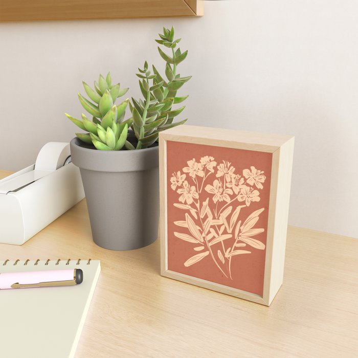 Minimalist Flowers 2 Mini Art Print Gallery Image 2