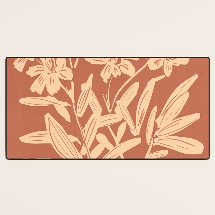 Minimalist Flowers 2 Desk Mat Gallery Image 3