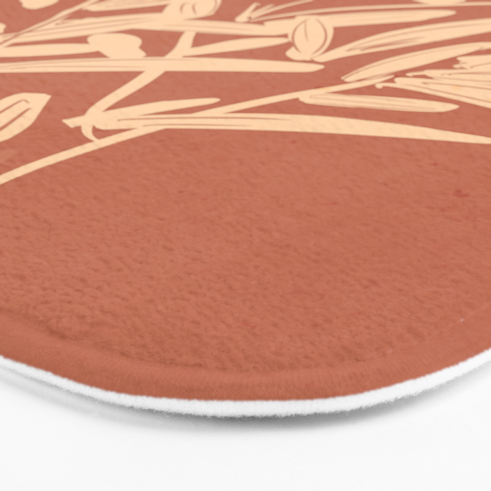 Minimalist Flowers 2 Bath Mat Gallery Image 3