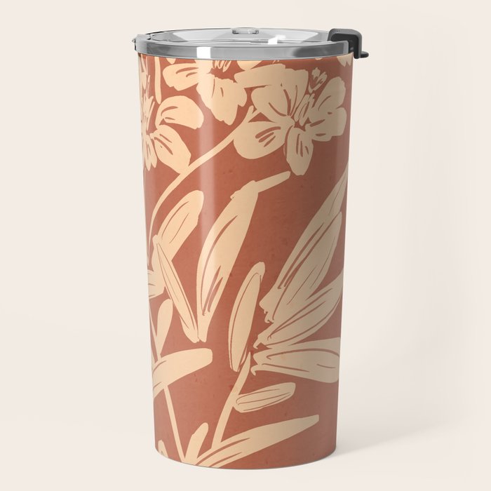 Minimalist Flowers 2 Travel Mug Gallery Image 2