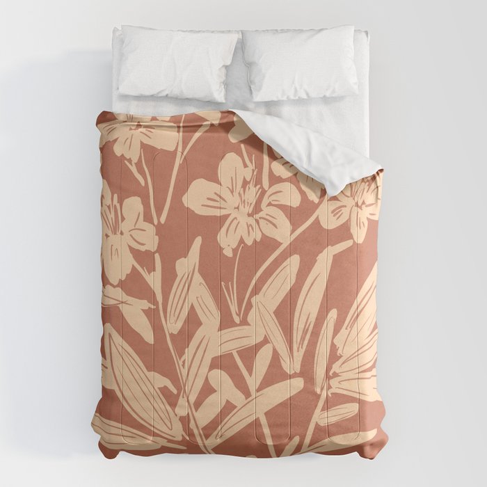 Minimalist Flowers 2 Comforter Gallery Image 1