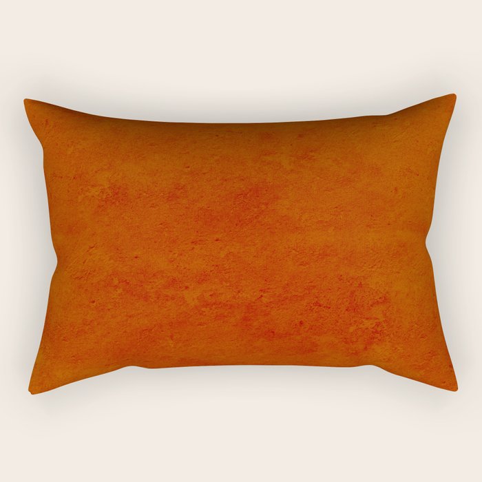 concrete orange brown copper plain texture Rectangular Pillow Gallery Image 2