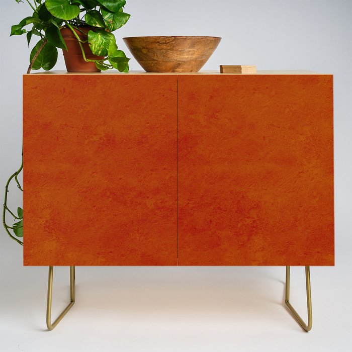 concrete orange brown copper plain texture Credenza Gallery Image 1