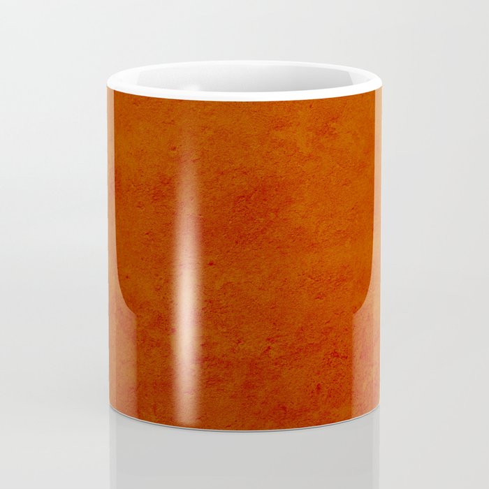 concrete orange brown copper plain texture Coffee Mug Gallery Image 4