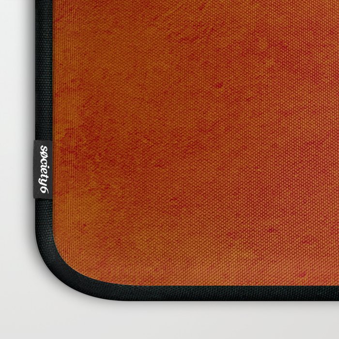 concrete orange brown copper plain texture Laptop Sleeve Gallery Image 3