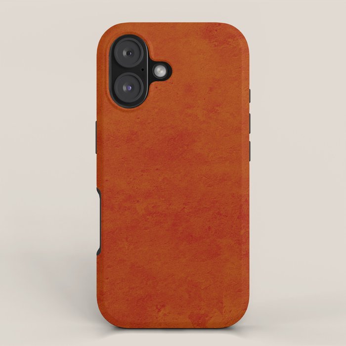 concrete orange brown copper plain texture iPhone Case Gallery Image 1