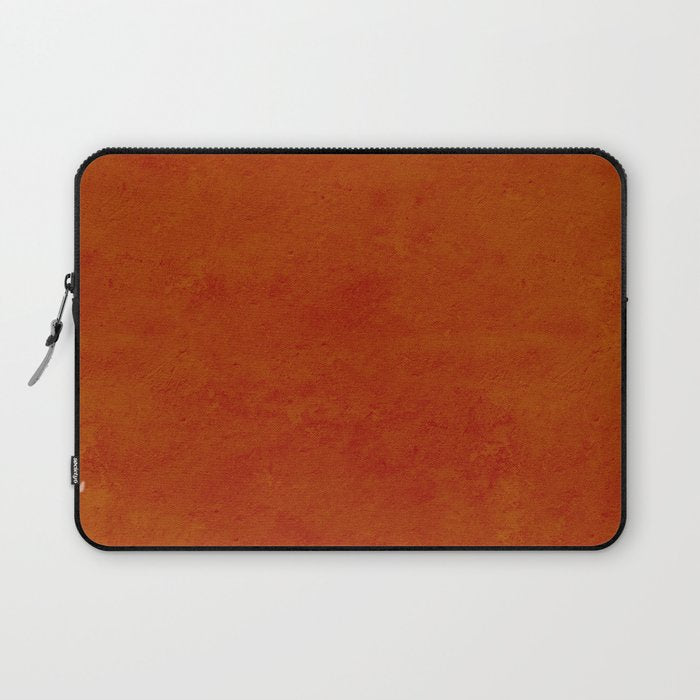 concrete orange brown copper plain texture Laptop Sleeve Gallery Image 1