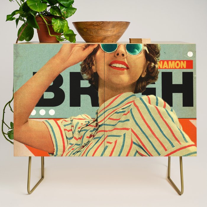 Bright Cinnamon Credenza Gallery Image 1