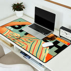 Bright Cinnamon Desk Mat Gallery Image 2
