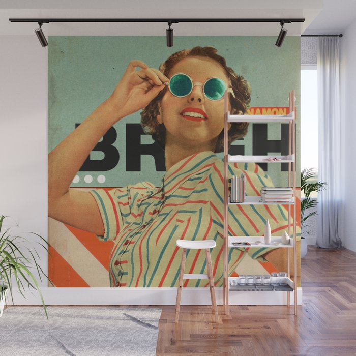 Bright Cinnamon Wall Mural Gallery Image 1