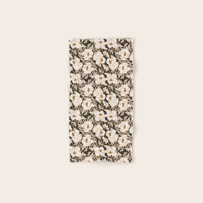 INDRA POPPY DARK Hand & Bath Towel Gallery Image 1