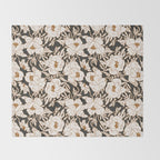 INDRA POPPY DARK Throw Blanket Gallery Image 2