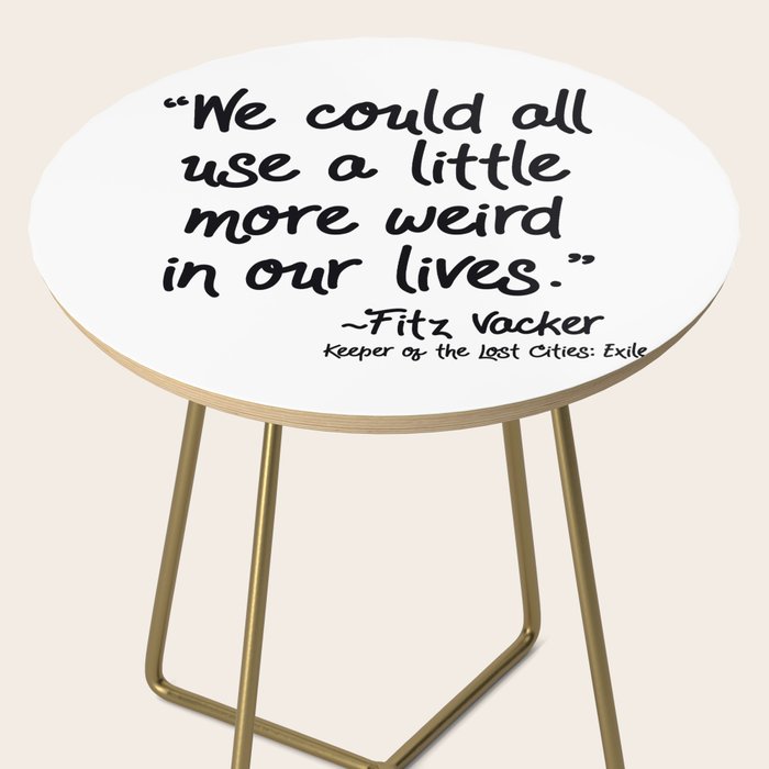 Fan-favorite Fitz Quote Side Table Gallery Image 2