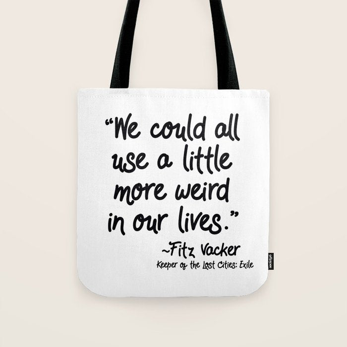 Fan-favorite Fitz Quote Tote Bag Gallery Image 1