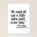 Fan-favorite Fitz Quote Stationery Card Gallery Image 2