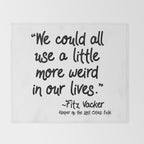 Fan-favorite Fitz Quote Throw Blanket Gallery Image 2