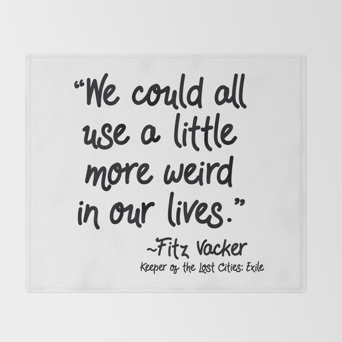 Fan-favorite Fitz Quote Throw Blanket Gallery Image 2