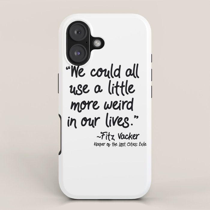 Fan-favorite Fitz Quote iPhone Case Gallery Image 1