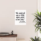 Fan-favorite Fitz Quote Poster Gallery Image 2