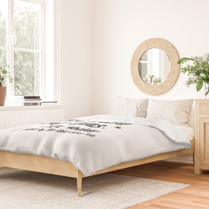 Fan-favorite Fitz Quote Duvet Cover Gallery Image 2