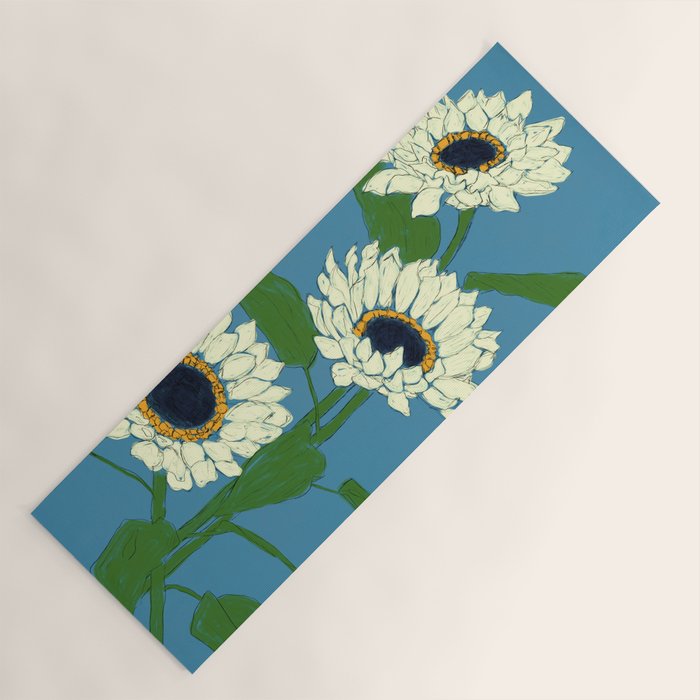 Sunflower Blue Sami Yoga Mat Gallery Image 1
