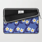 Flower - Blue Vibe Laptop Sleeve Gallery Image 2