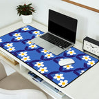 Flower - Blue Vibe Desk Mat Gallery Image 2