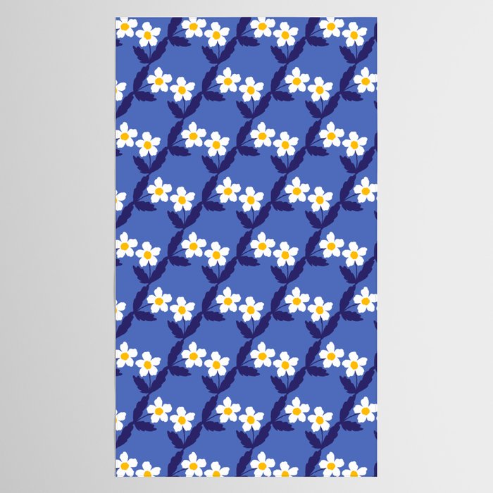 Flower - Blue Vibe Tablecloth Gallery Image 2