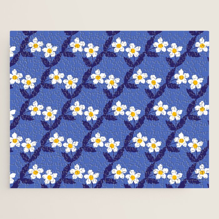 Flower - Blue Vibe Jigsaw Puzzle Gallery Image 1