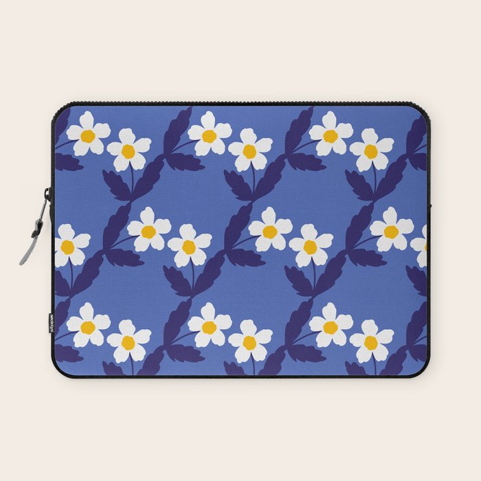 Flower - Blue Vibe Laptop Sleeve Gallery Image 1