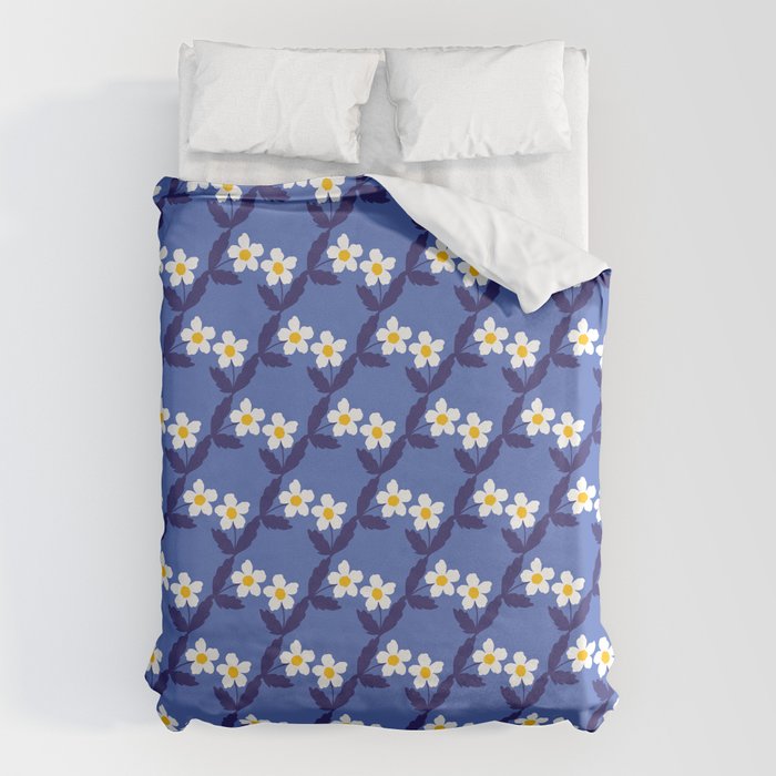Flower - Blue Vibe Duvet Cover Gallery Image 6