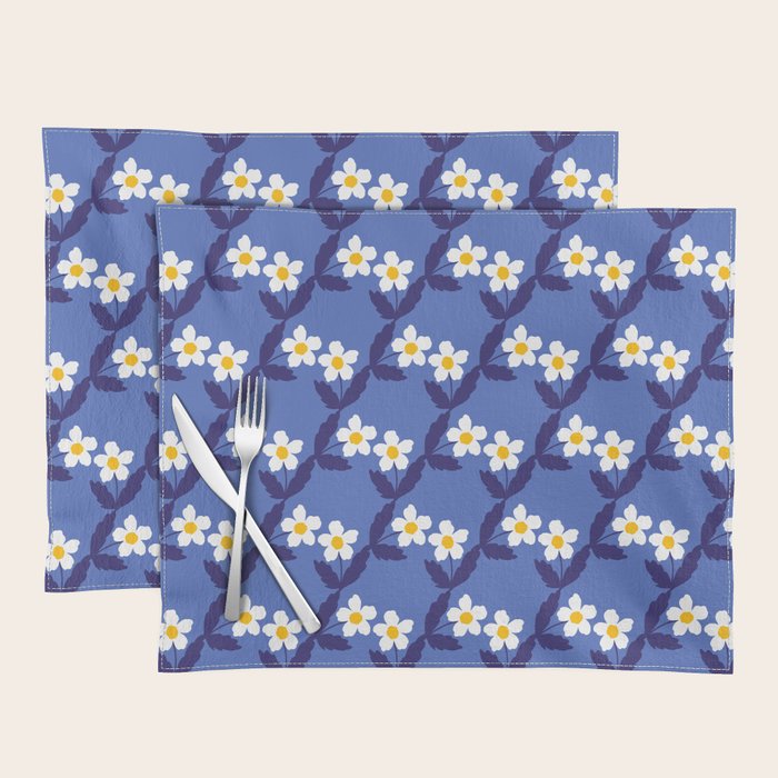Flower - Blue Vibe Placemat Gallery Image 1