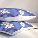 Flower - Blue Vibe Pillow Sham Gallery Image 3