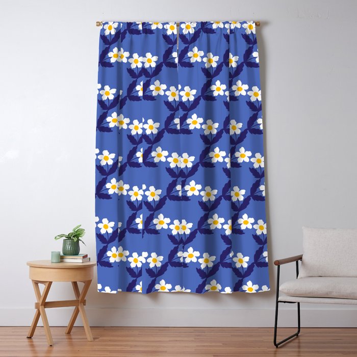 Flower - Blue Vibe Window Curtain Gallery Image 5