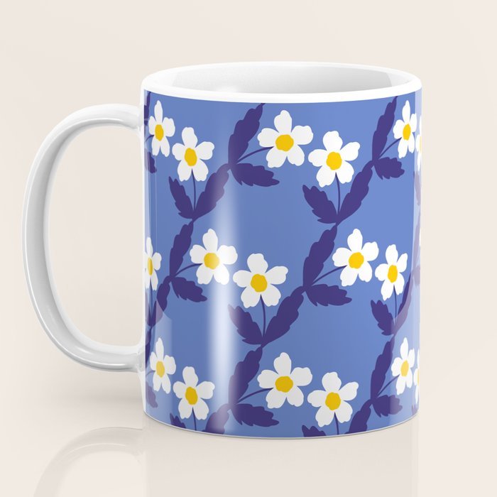 Flower - Blue Vibe Coffee Mug Gallery Image 3