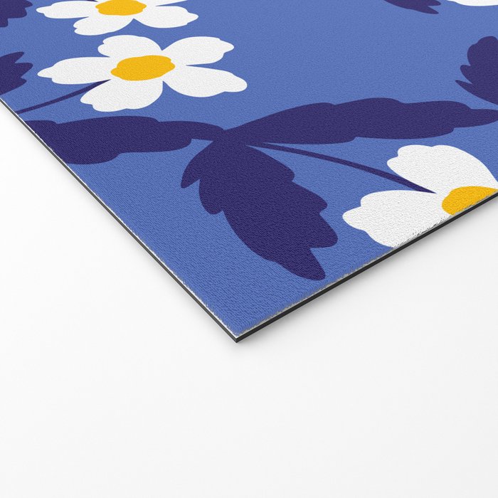 Flower - Blue Vibe Welcome Mat Gallery Image 2