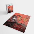 Festive Glamour Champagne Celebration Disco Ball Sparkling Holiday Photography  Jigsaw Puzzle Gallery Image 2