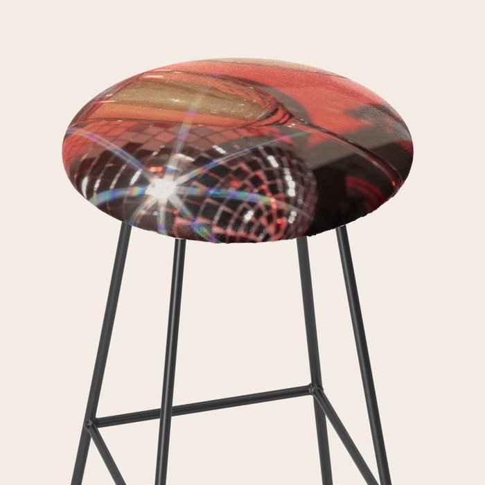 Festive Glamour Champagne Celebration Disco Ball Sparkling Holiday Photography  Stool Gallery Image 2