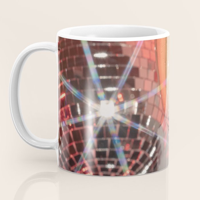 Festive Glamour Champagne Celebration Disco Ball Sparkling Holiday Photography  Coffee Mug Gallery Image 3