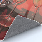 Festive Glamour Champagne Celebration Disco Ball Sparkling Holiday Photography  Rug Gallery Image 4