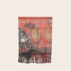 Festive Glamour Champagne Celebration Disco Ball Sparkling Holiday Photography  Wall Hanging Gallery Image 1