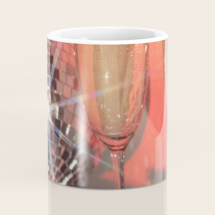 Festive Glamour Champagne Celebration Disco Ball Sparkling Holiday Photography  Coffee Mug Gallery Image 4