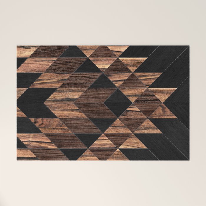 Urban Tribal Pattern No.11 - Aztec - Wood Welcome Mat Gallery Image 1