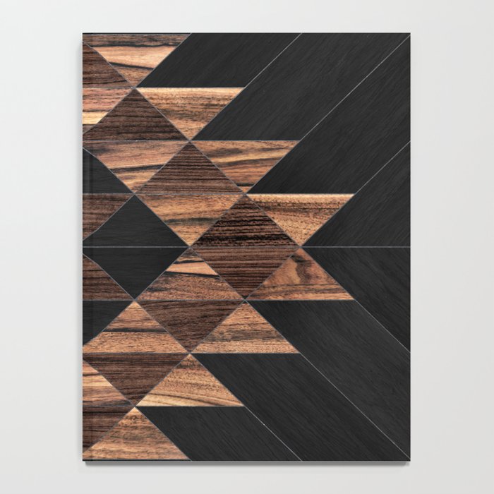 Urban Tribal Pattern No.11 - Aztec - Wood Notebook Gallery Image 4