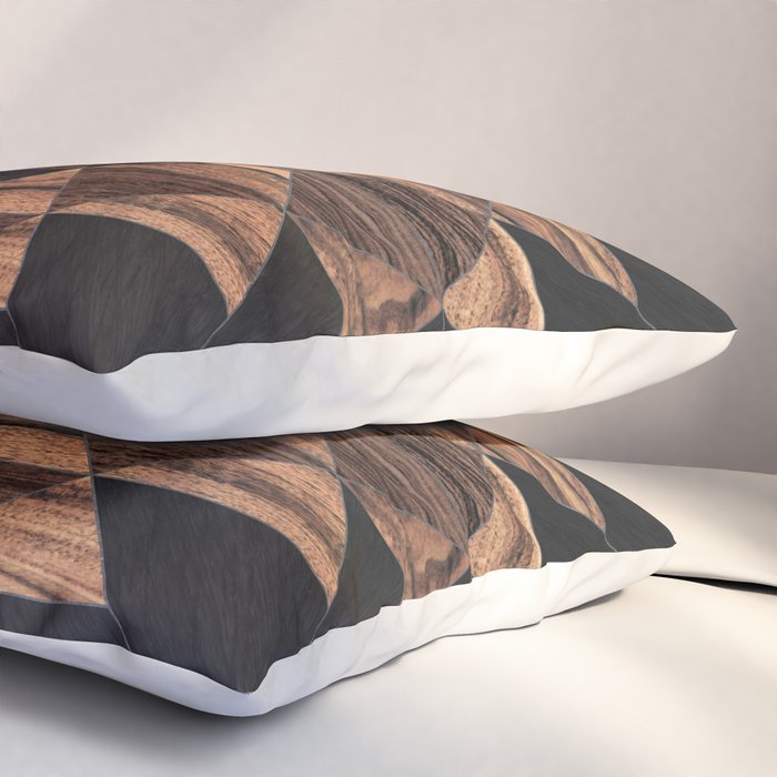 Urban Tribal Pattern No.11 - Aztec - Wood Pillow Sham Gallery Image 3