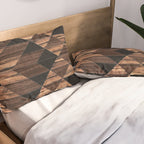 Urban Tribal Pattern No.11 - Aztec - Wood Pillow Sham Gallery Image 2