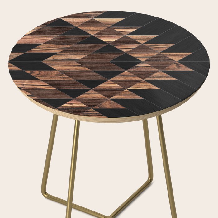 Urban Tribal Pattern No.11 - Aztec - Wood Side Table Gallery Image 2